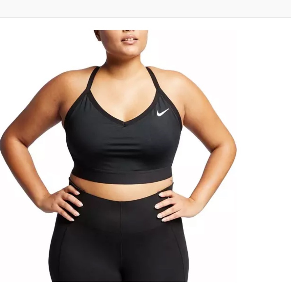 Nike Women's Plus Size Solid Indy Sports Bra